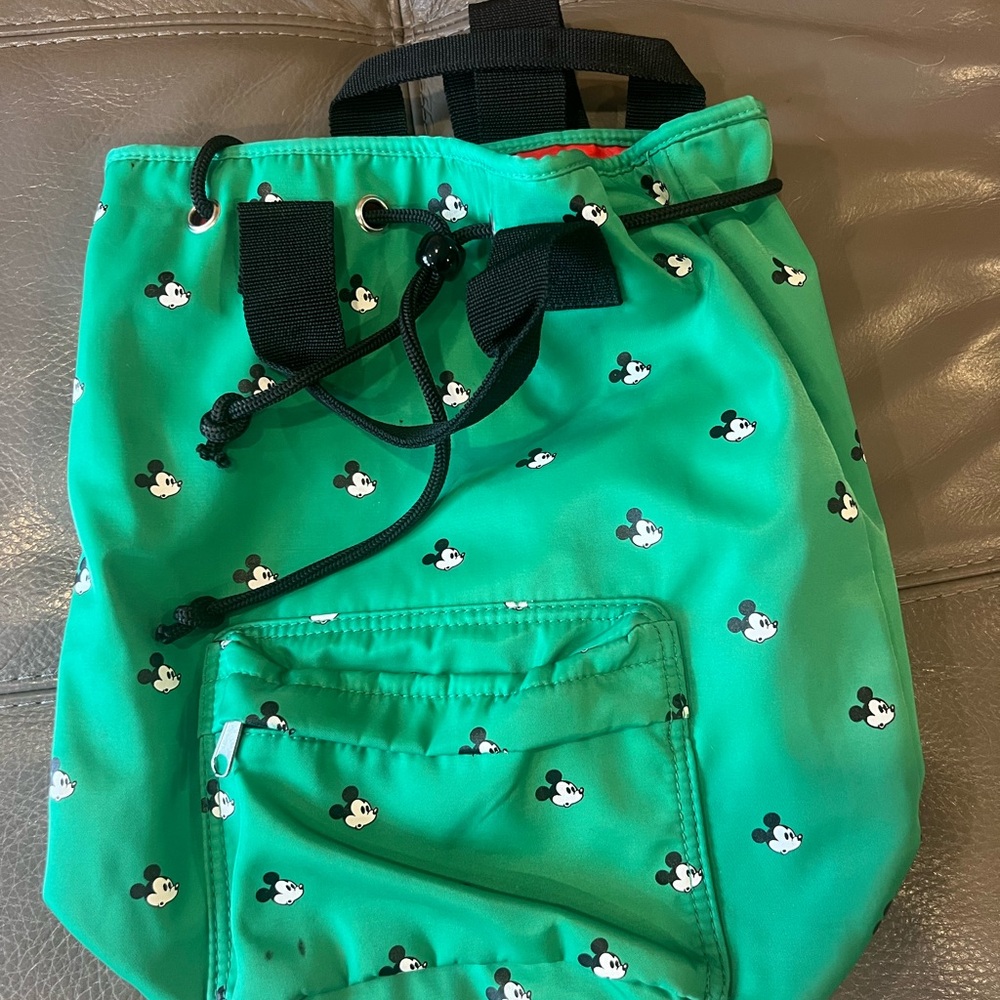 Disney Green Mickey Mouse Backpack